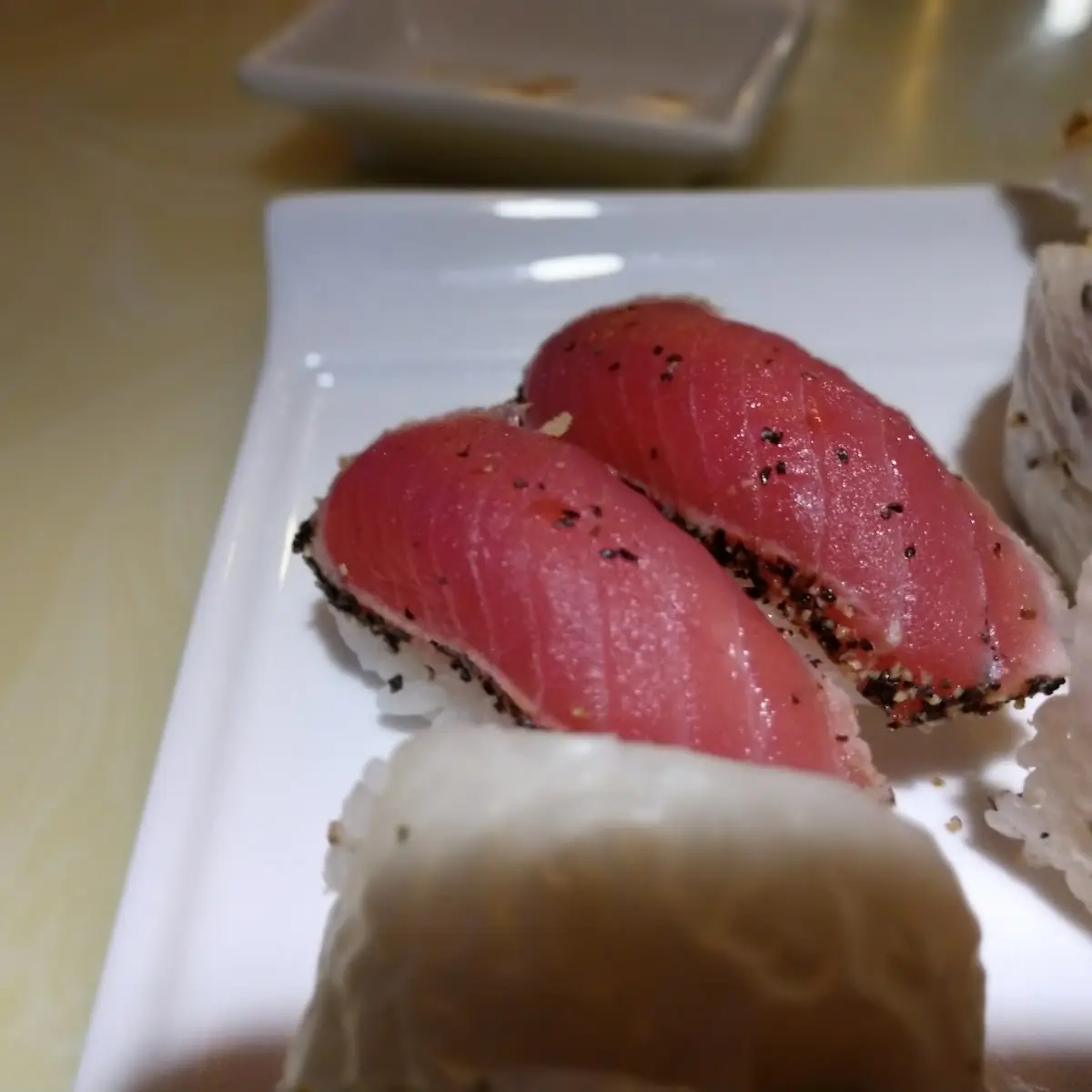 Black Pepper Tuna Sushi
