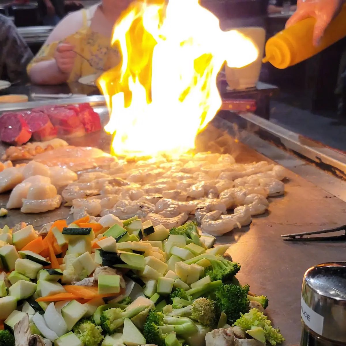 Hibachi Vegetables and Select Meats