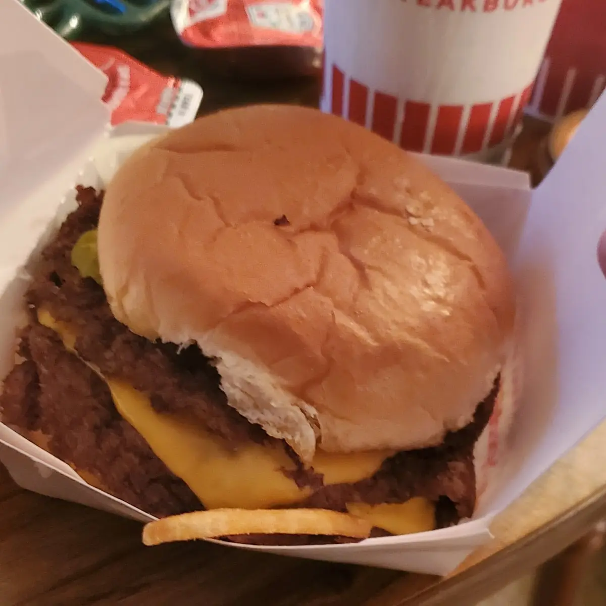 Freddy's Triple Cheeseburger