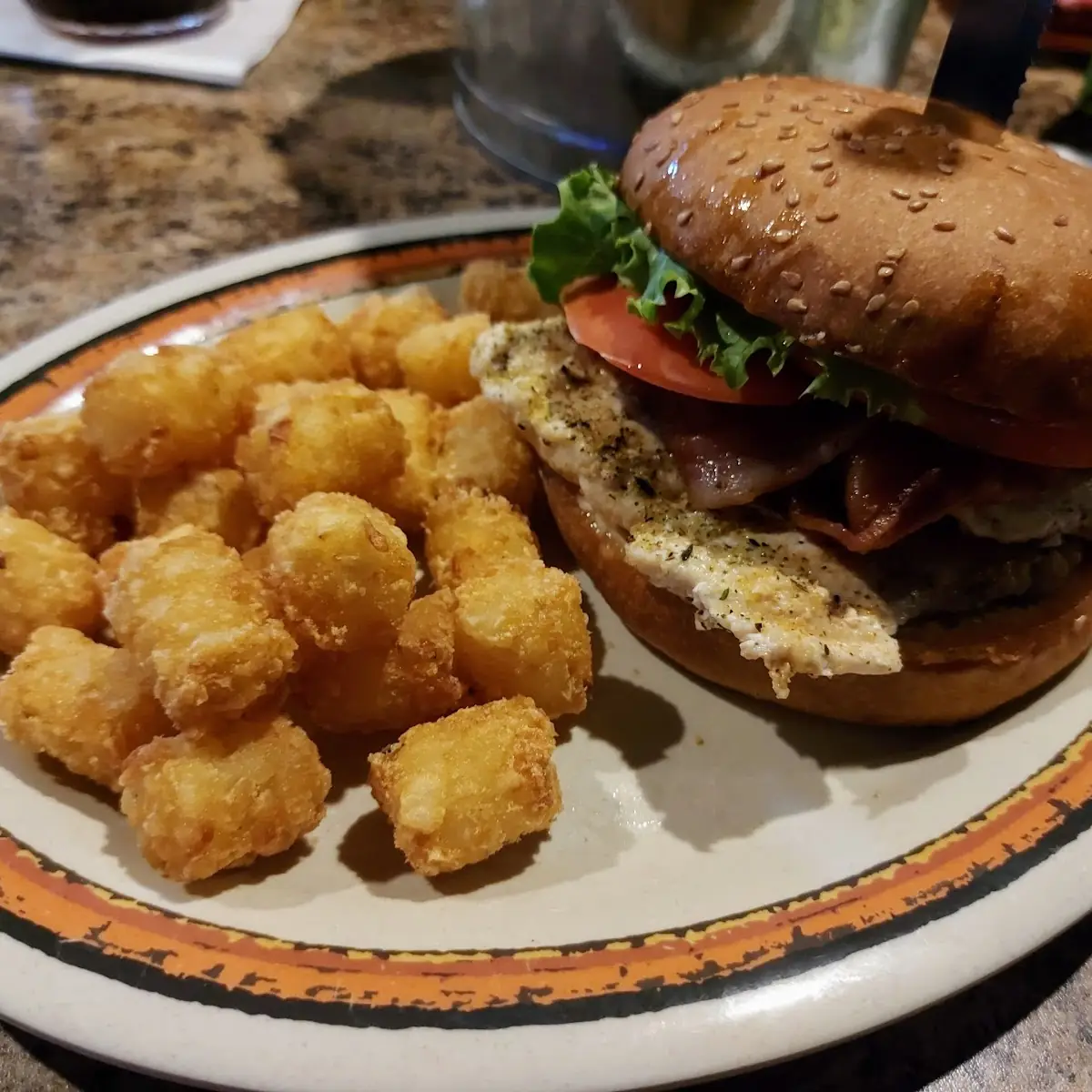 Grilled Chicken Club w Tots