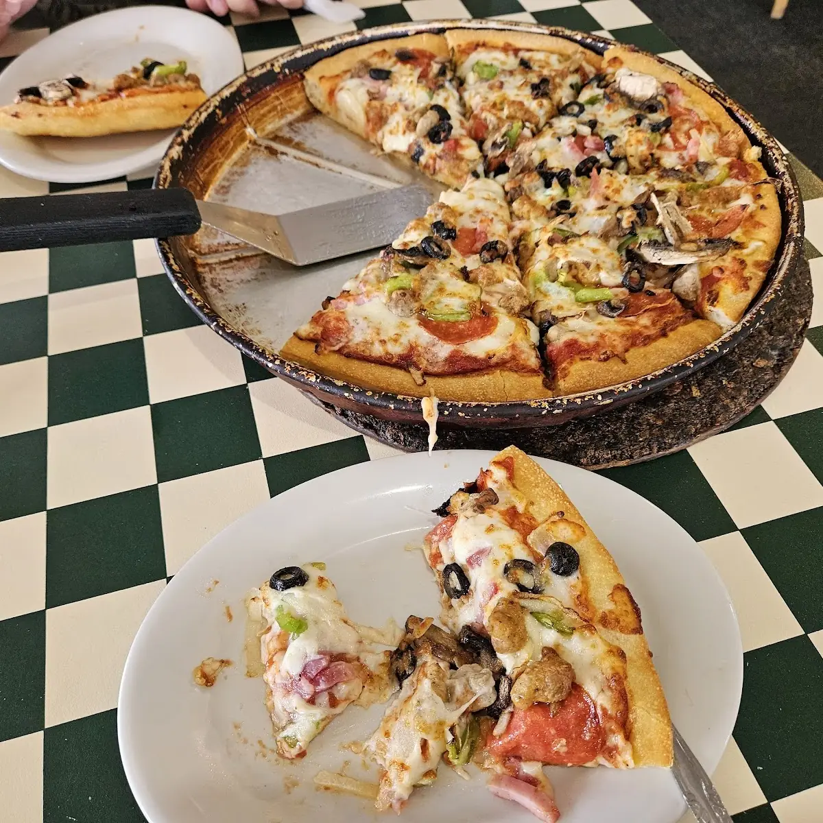 Deep Dish Supreme Pizza Large