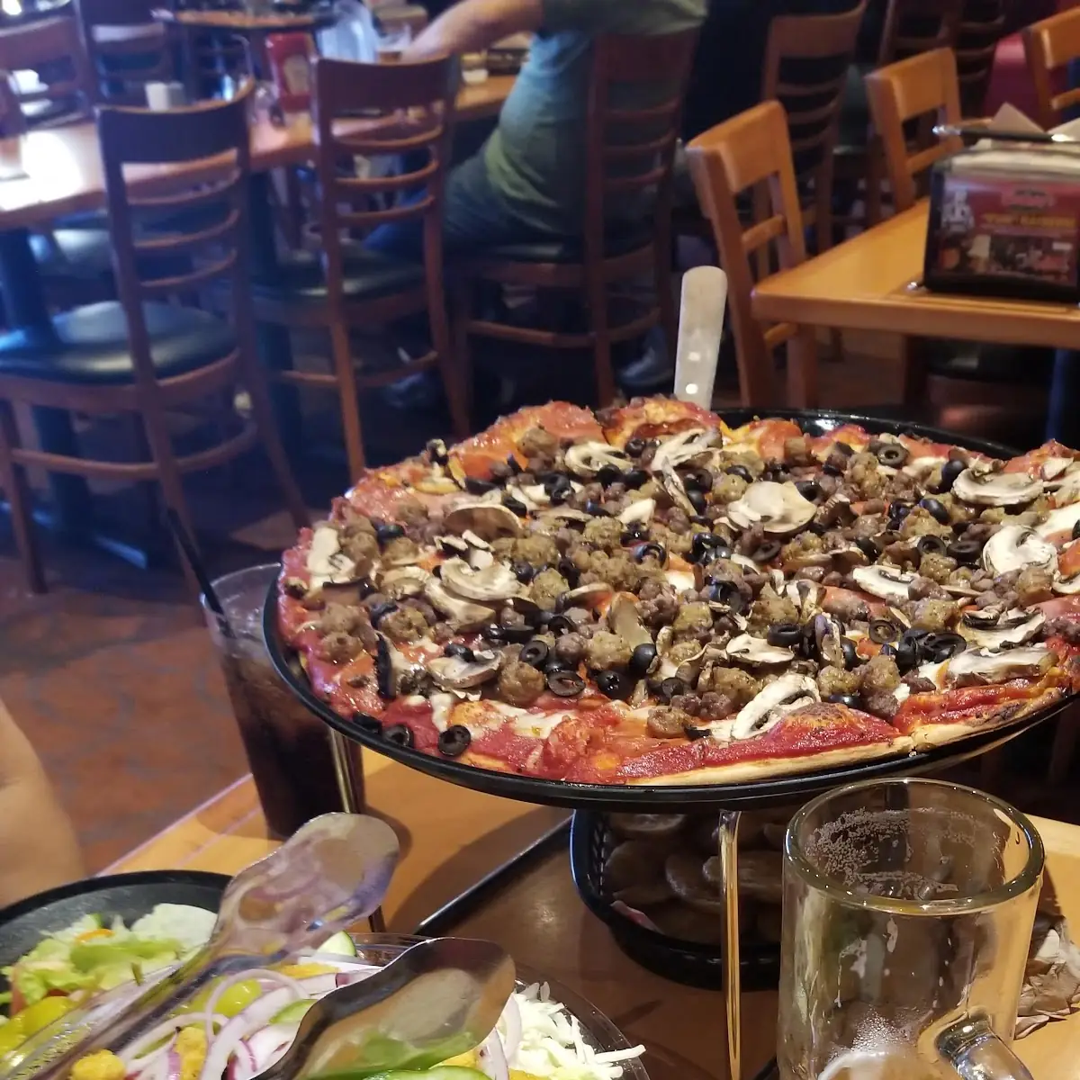Pizza and Salad