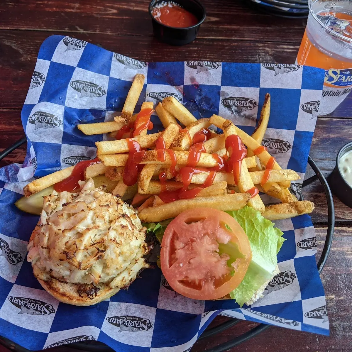 Lump Crab Cake Sandwich