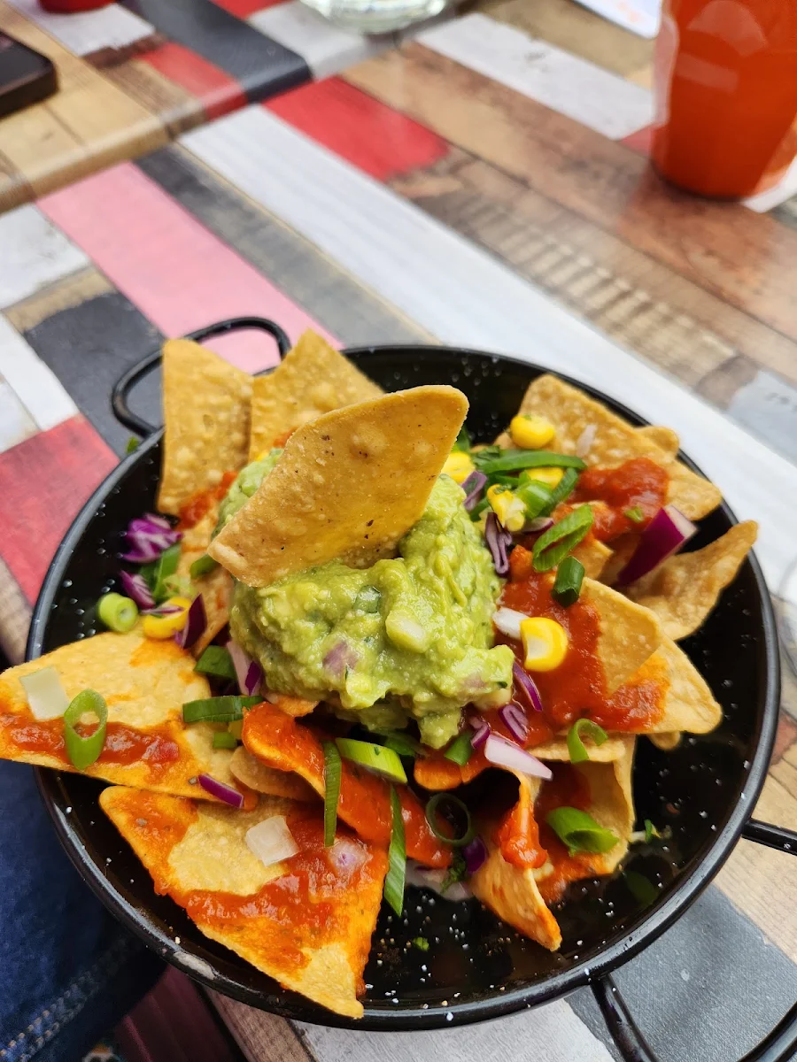 Corn Chips with Salsa and Fresh Guacamole (VG)