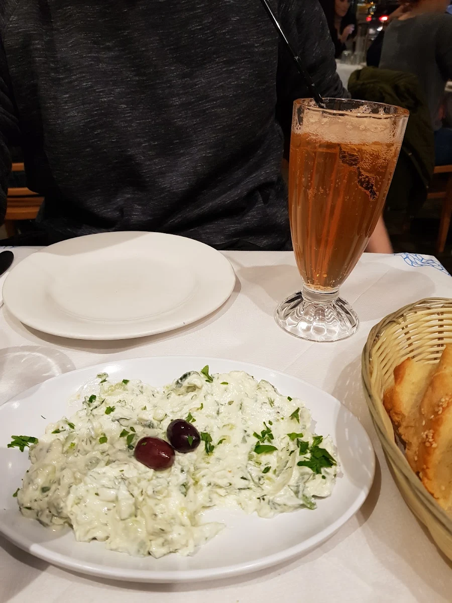 Yogurt with Vege and Olive, Doncaster Greek Tavern