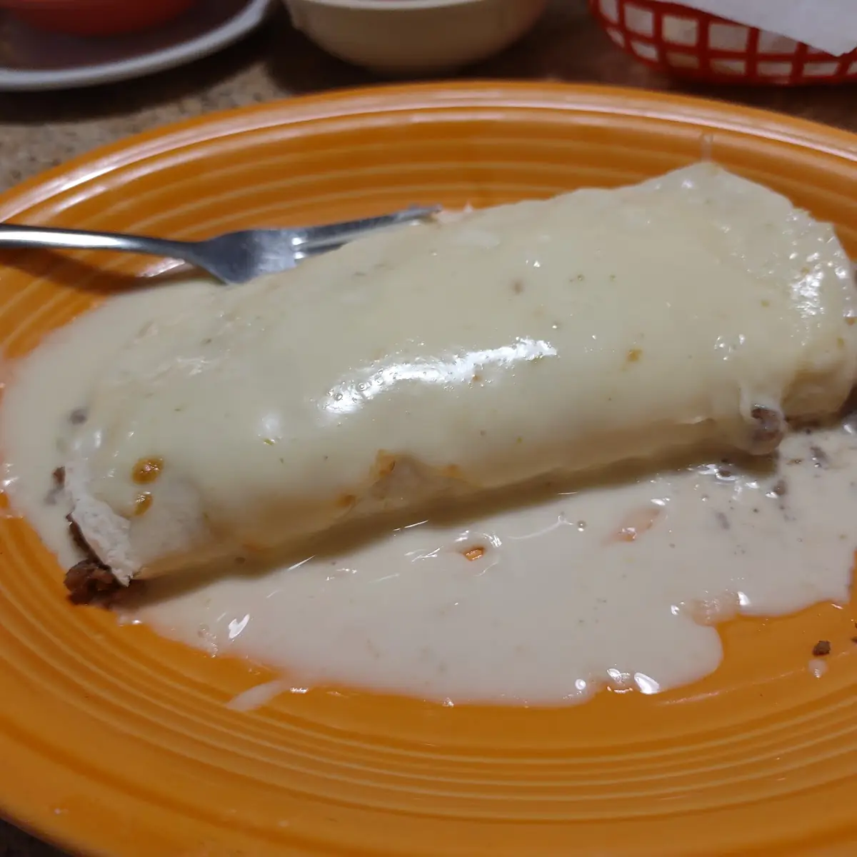 One Beef Burrito One Chile Relleno