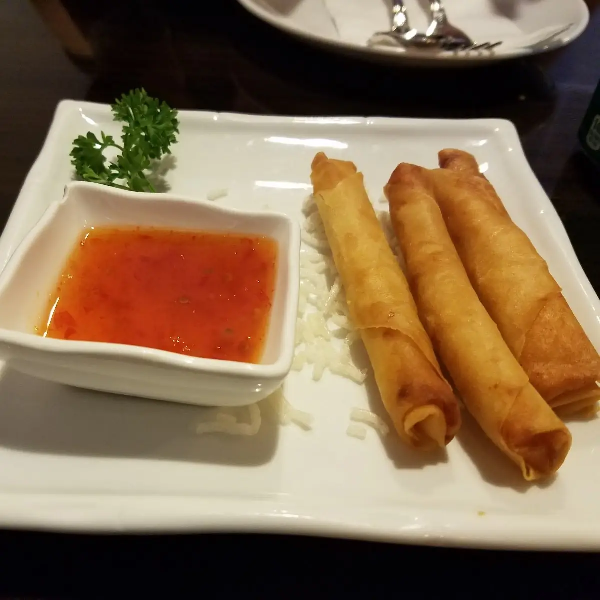 Spring Rolls with Sauce