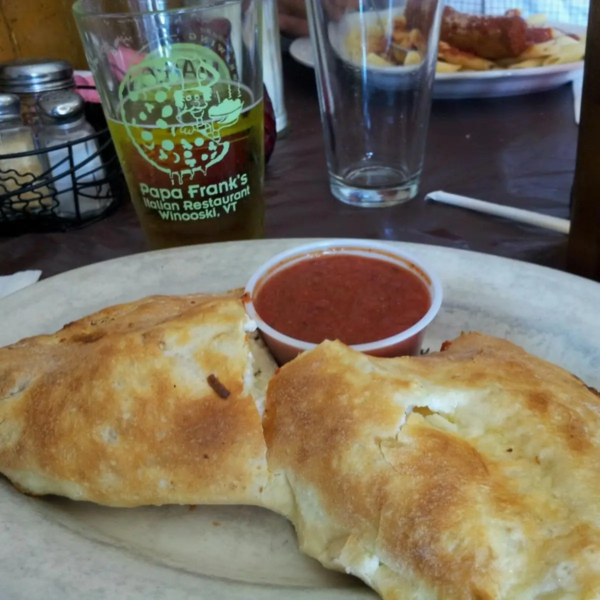 Plain Cheese Calzone