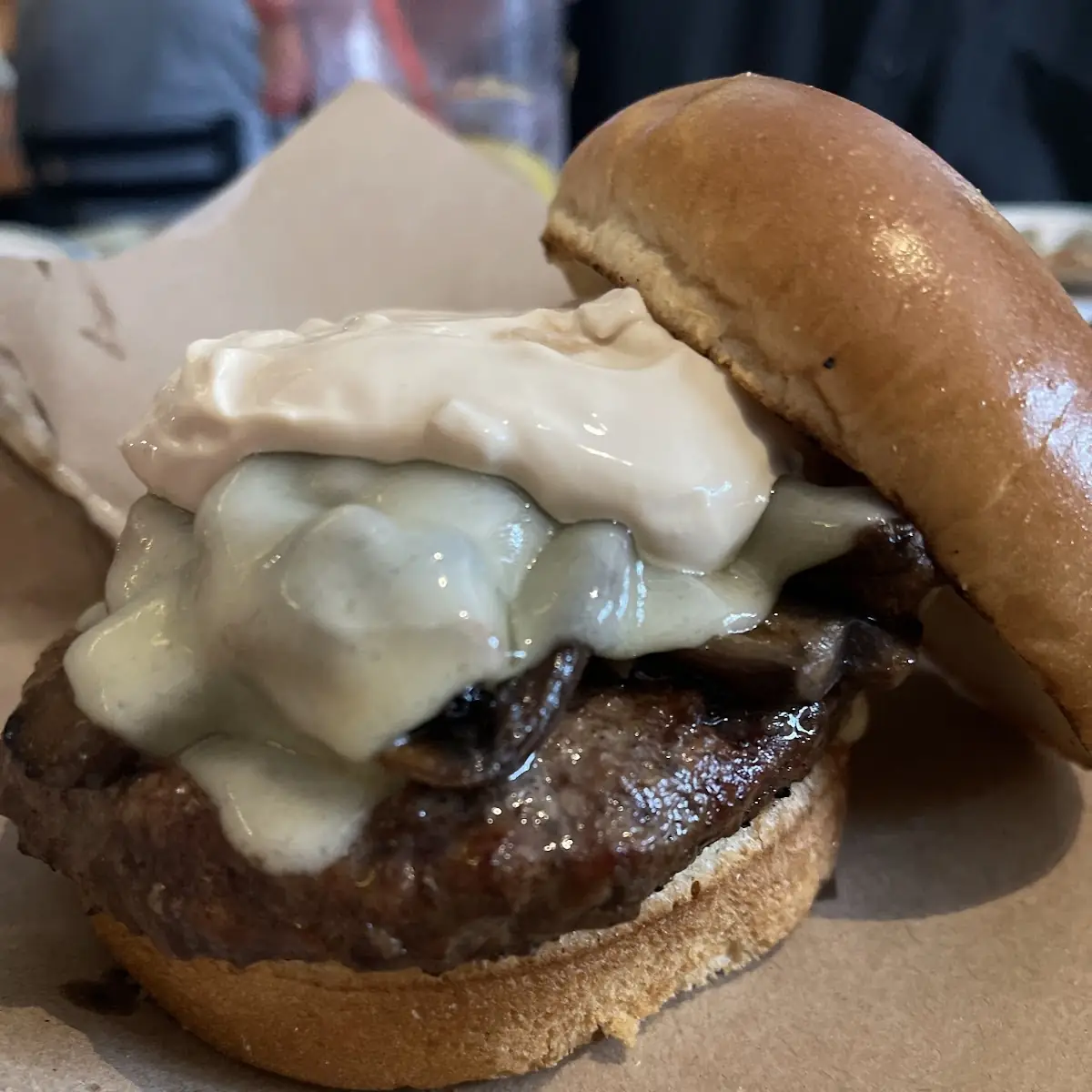 Beef Stroganoff Burger