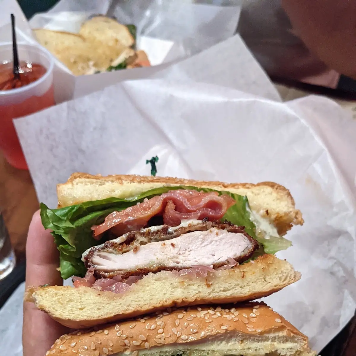 Granny Boos Fried Chicken Sandwich