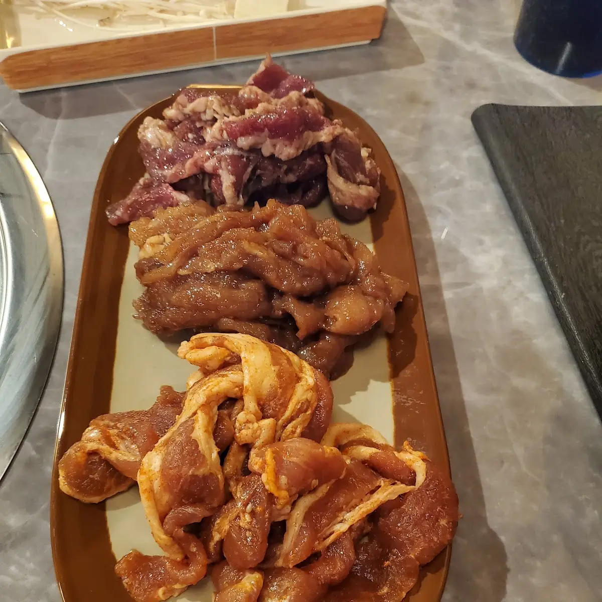 Beef Chicken Pork Belly Bulgogi