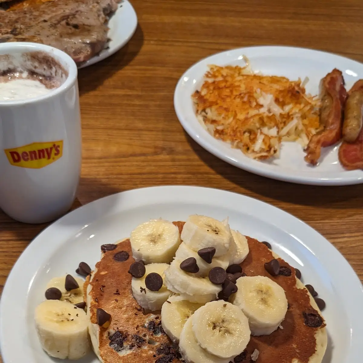 Chocolate Chip Banana Pancakes