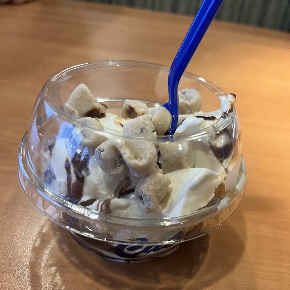 Caramel Fudge Cookie Dough Custard