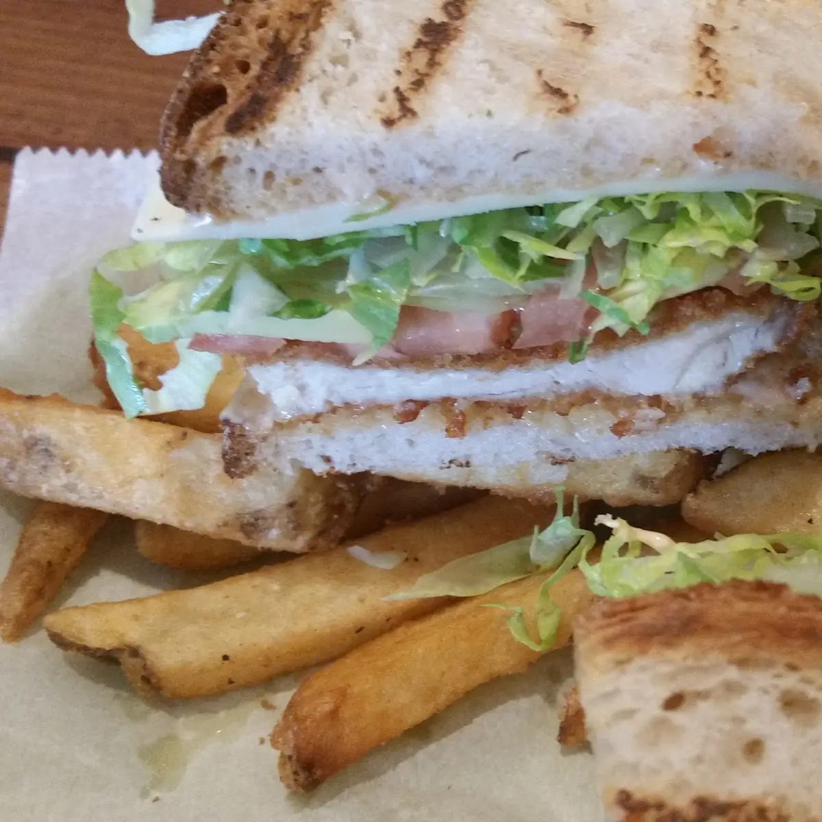 Chicken Cutlet Club Panini