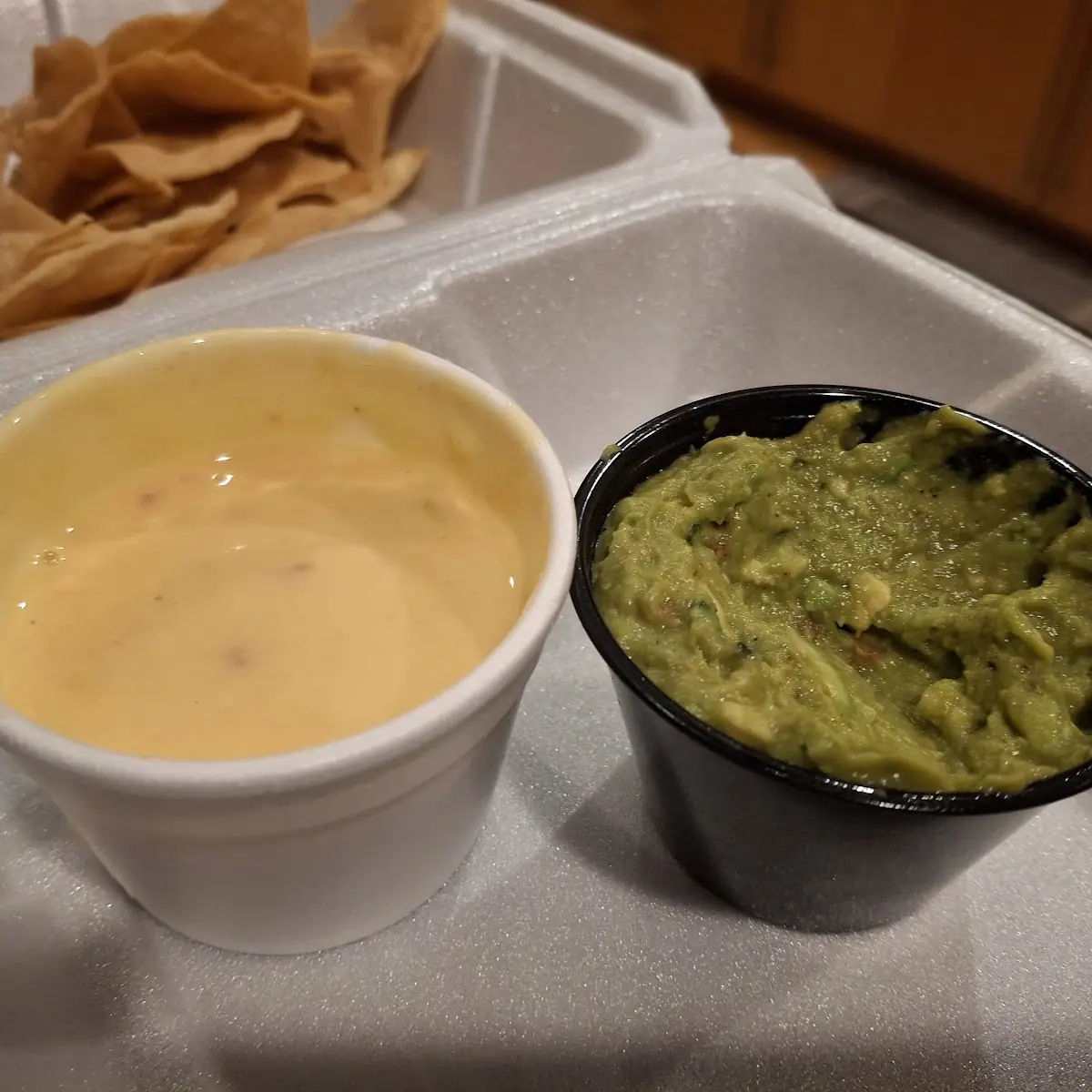 Queso and Guacamole Dip