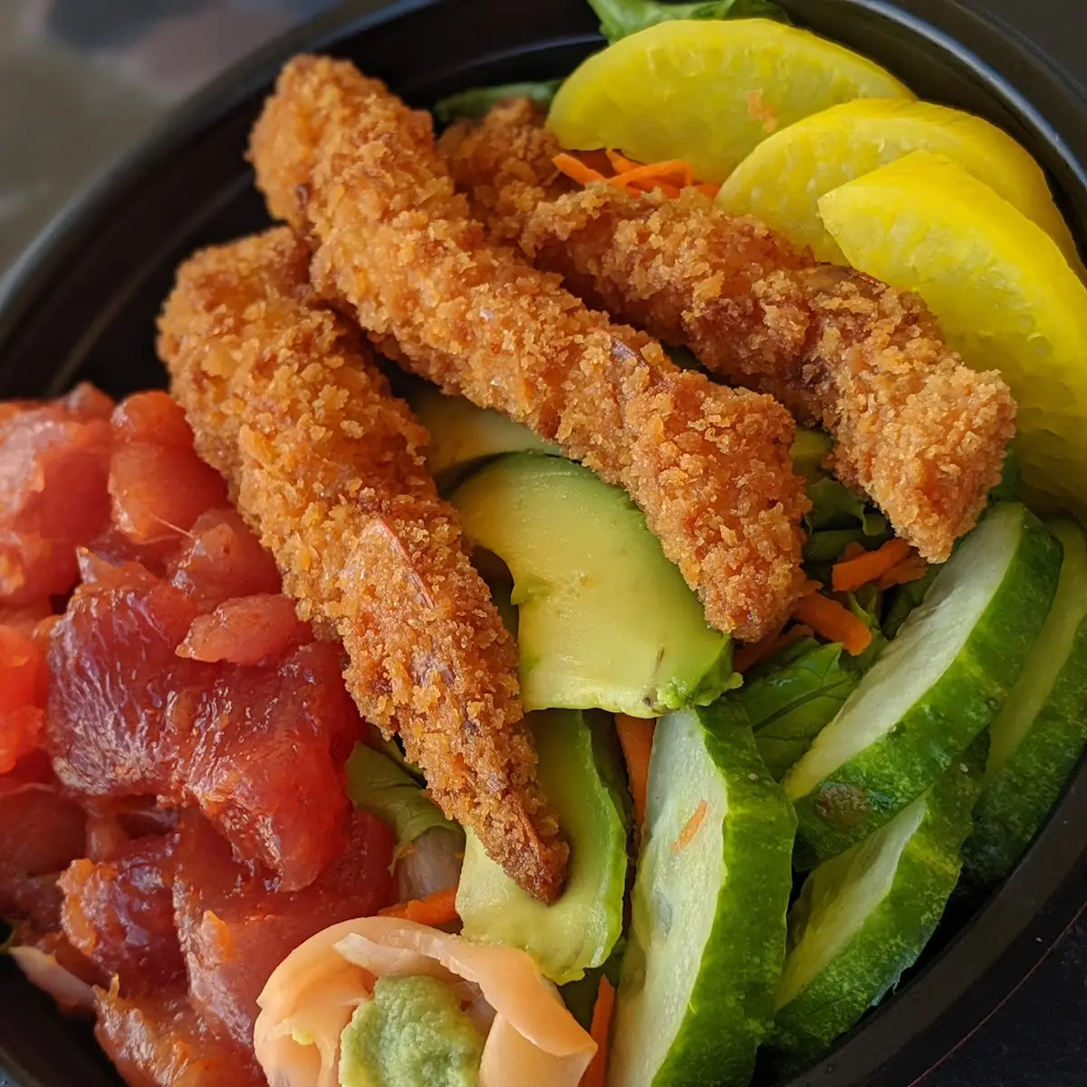 Shrimp Tempura Salad