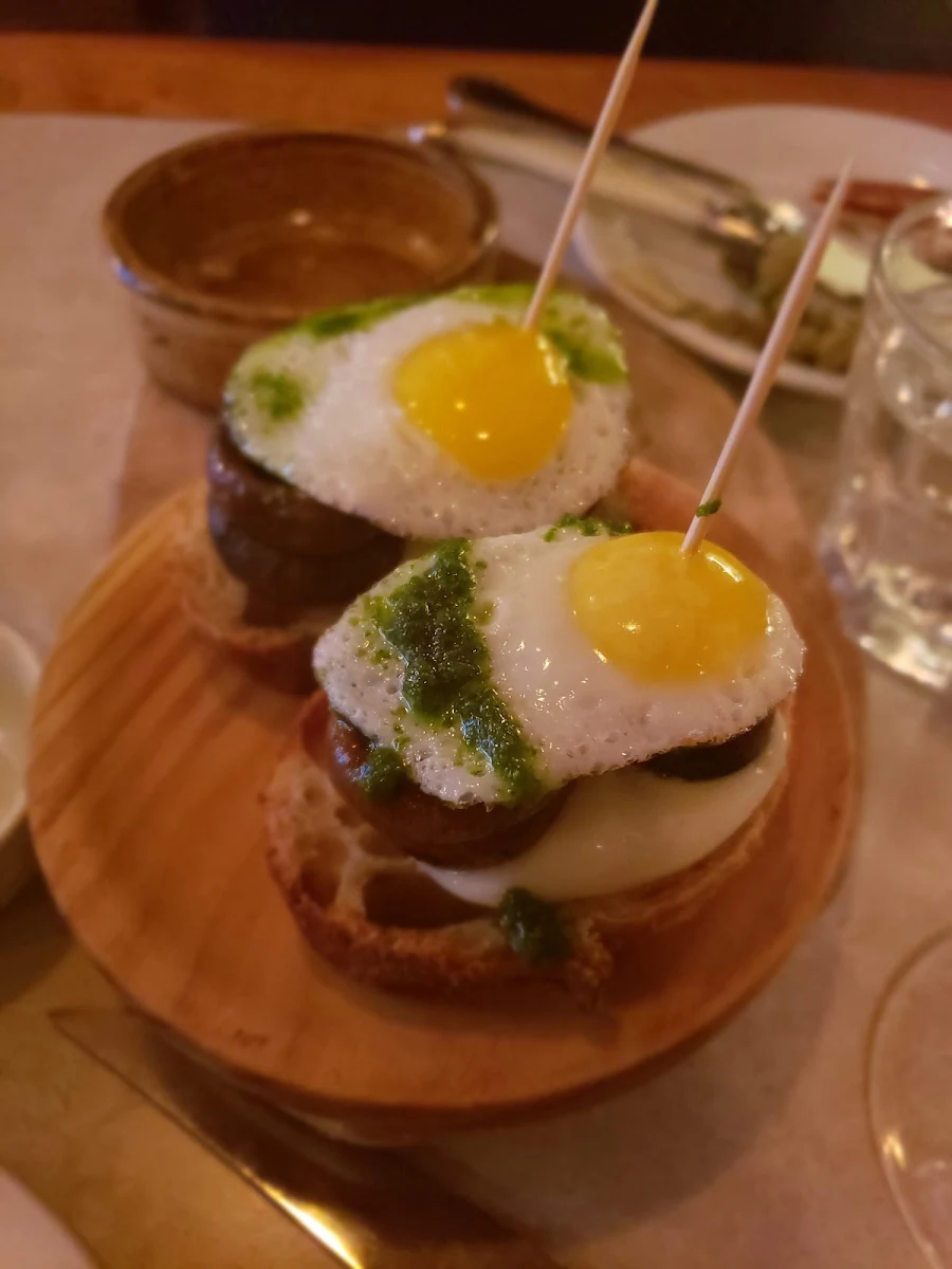 Quail Eggs and Mushrooms