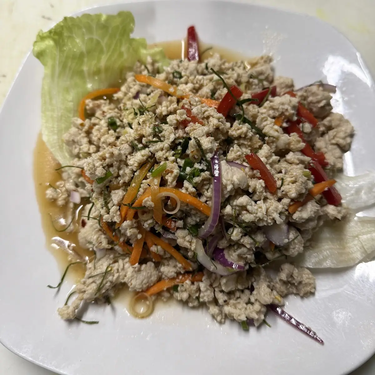 Lab Gai Chicken Salad