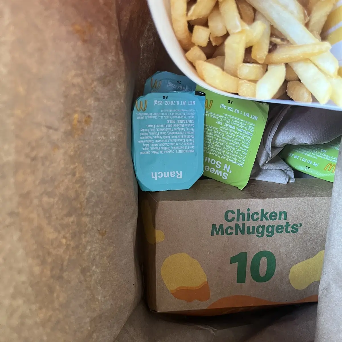 Chicken Nuggets and Fries