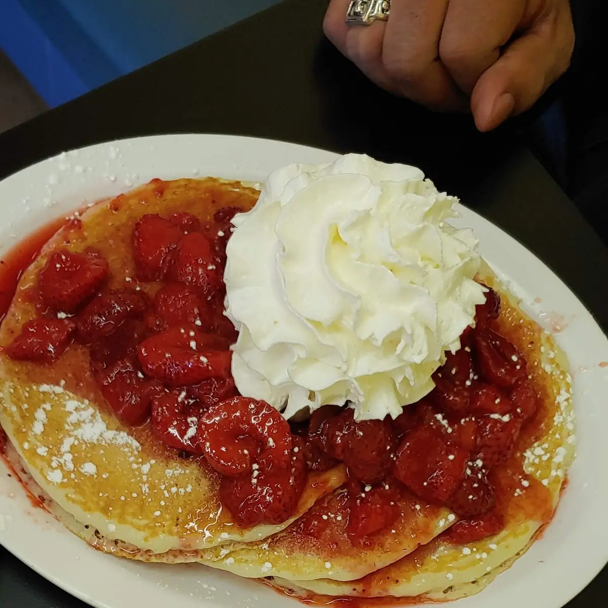 Pancakes with Strawberries