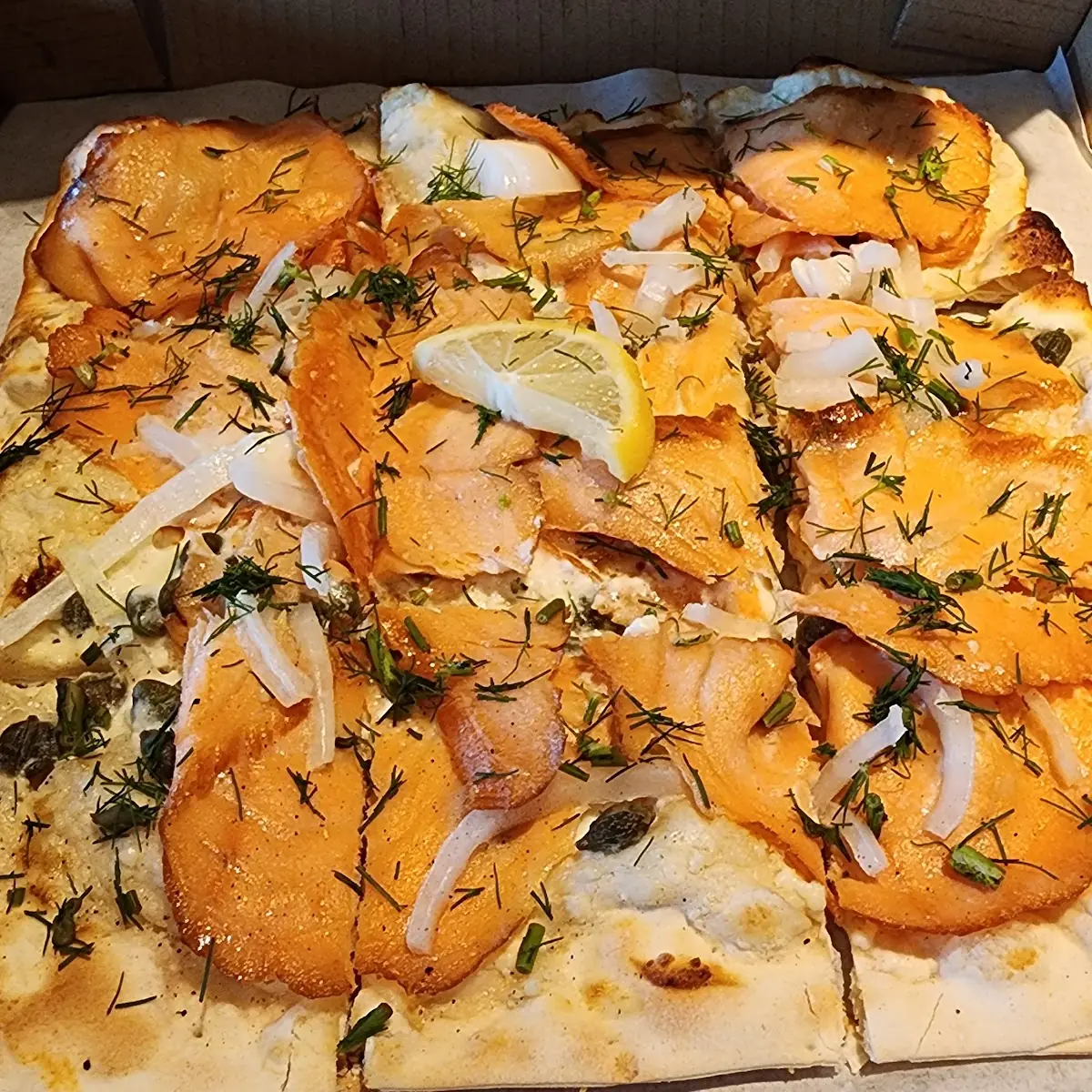 Smoked Salmon Pizza