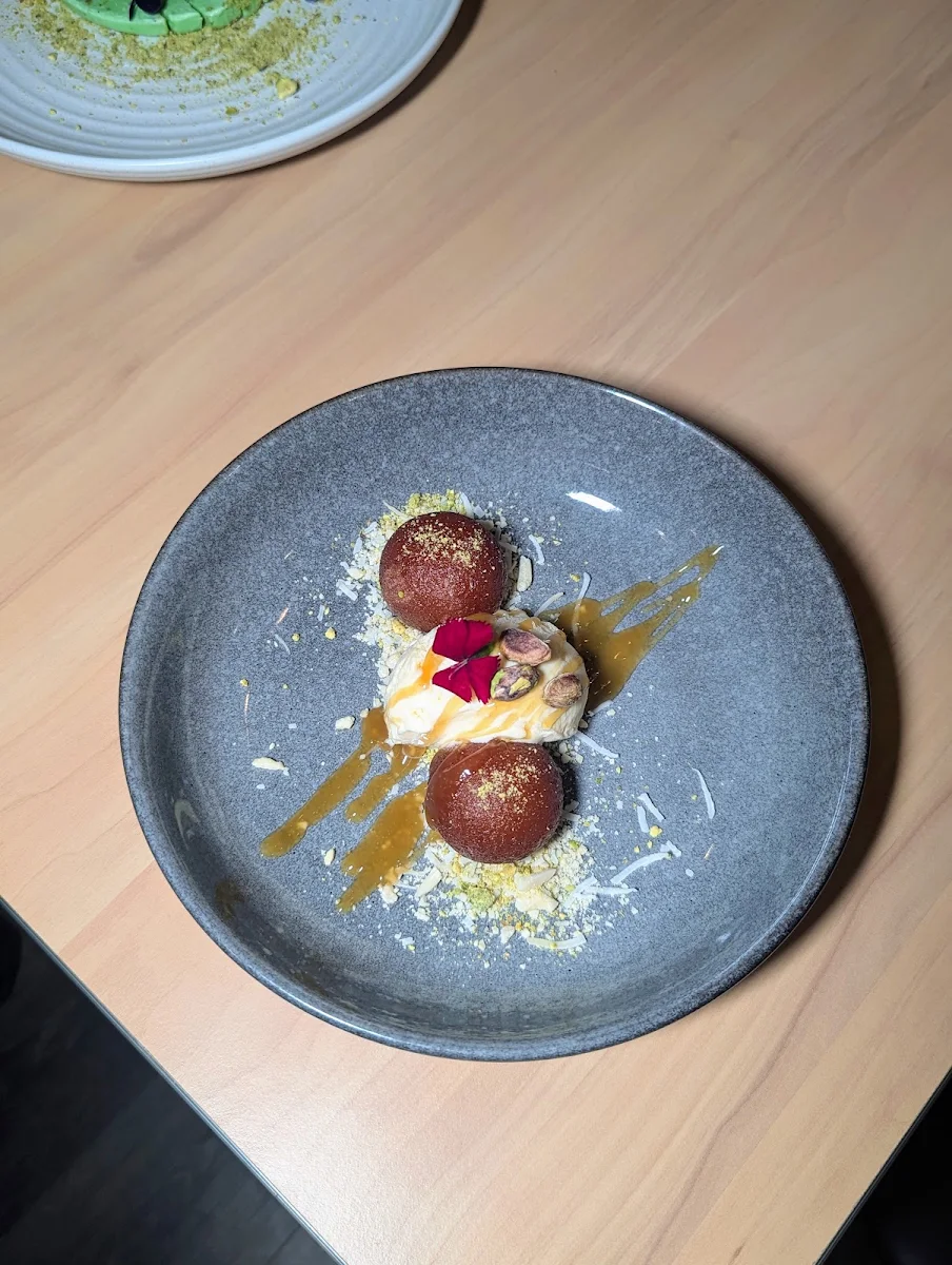 Gulab Jamun with Ice Cream, Crazy Bites Indian Cuisine
