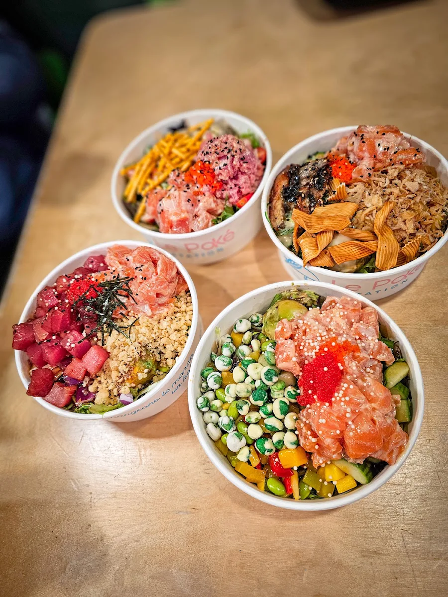 Chef Poke Saumon Épicé Patate Douce Frite, Le Poké Station Crescent