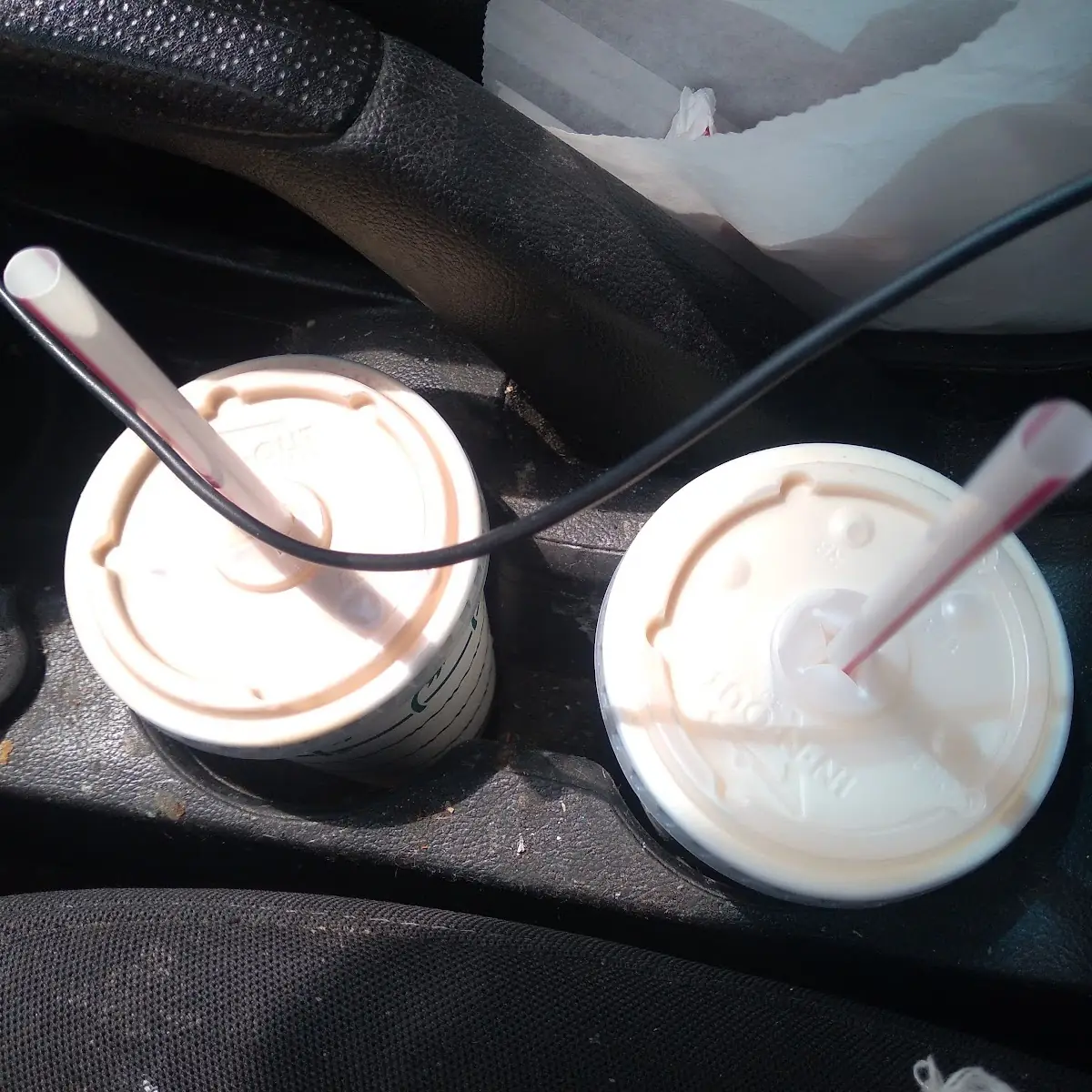 Chocolate Shake and Vanilla Shake