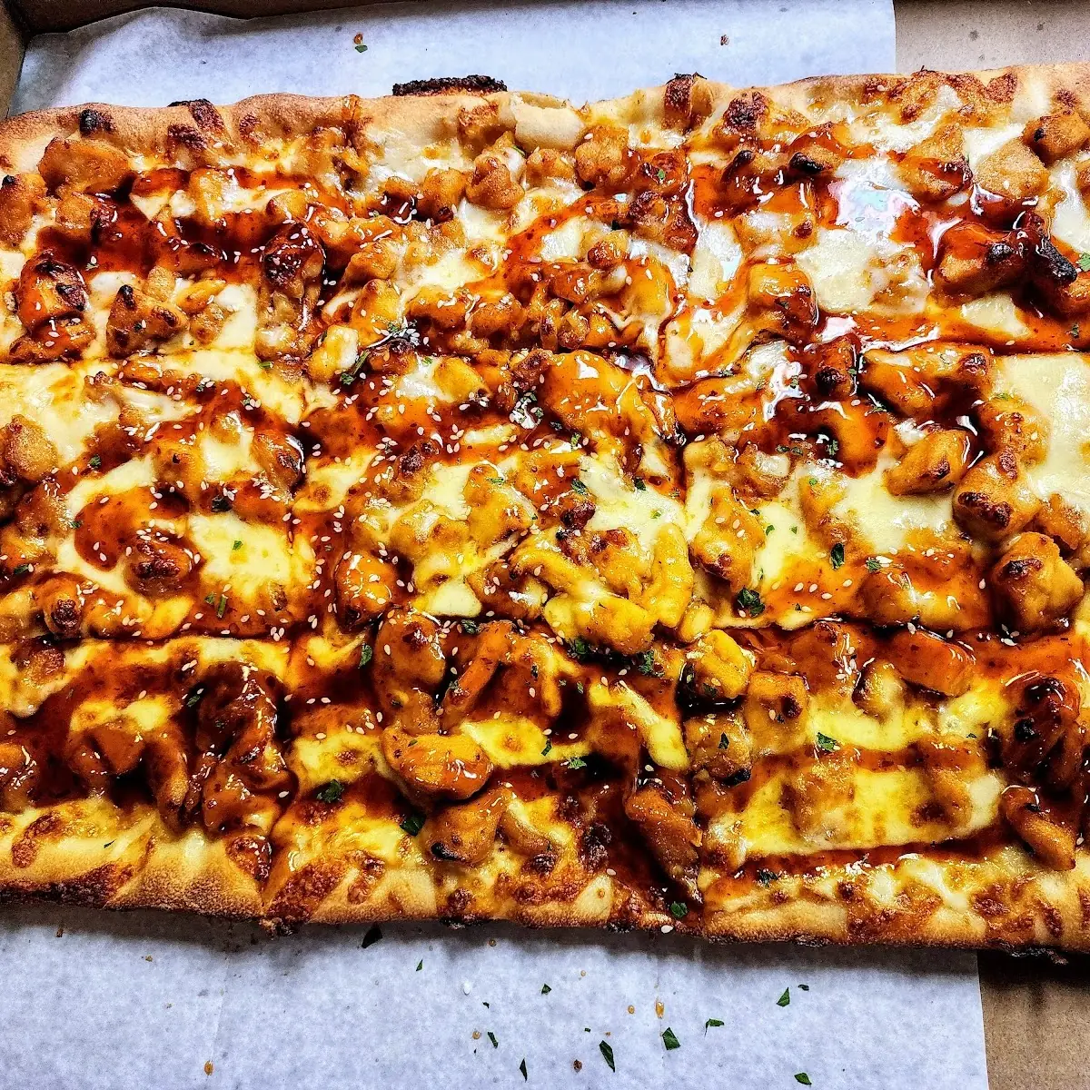 Kung Pao Chicken Pizza
