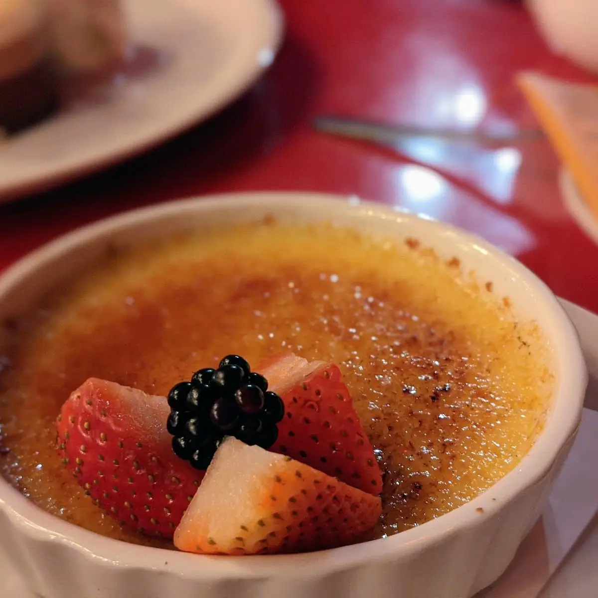 Bourbon Vanilla Bean Creme Brulee