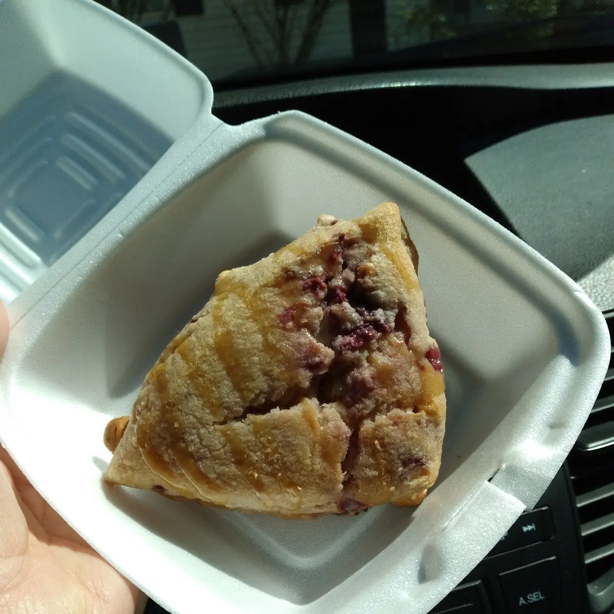 White Chocolate Raspberry Scone