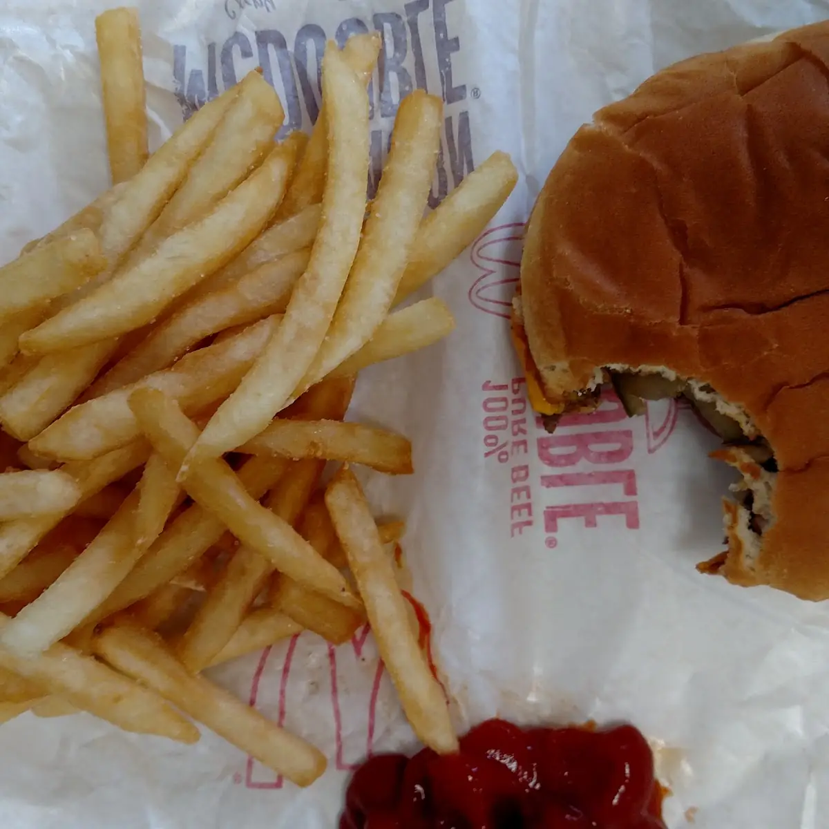 Burger and Fries