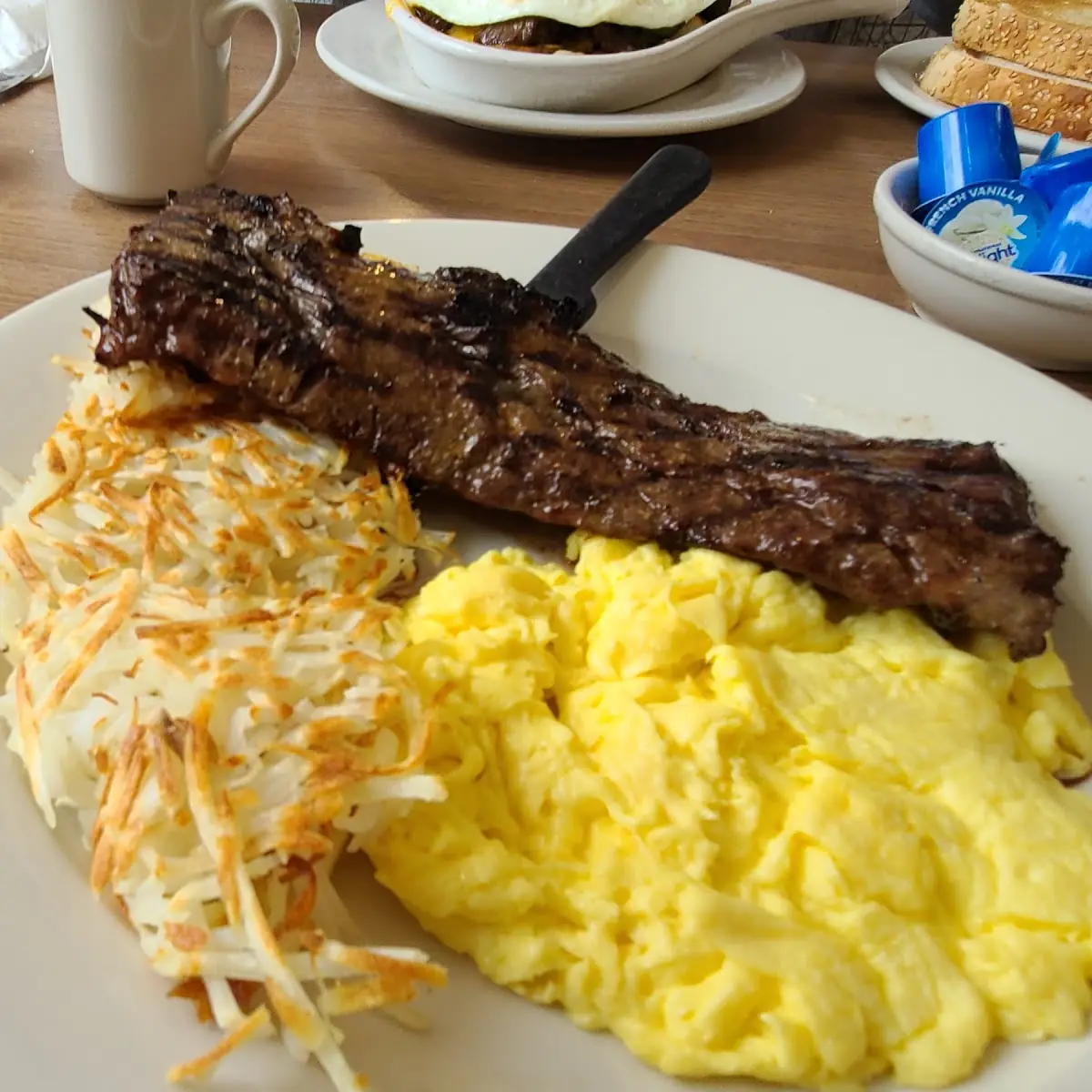 Skirt Steak & Scrambled Eggs