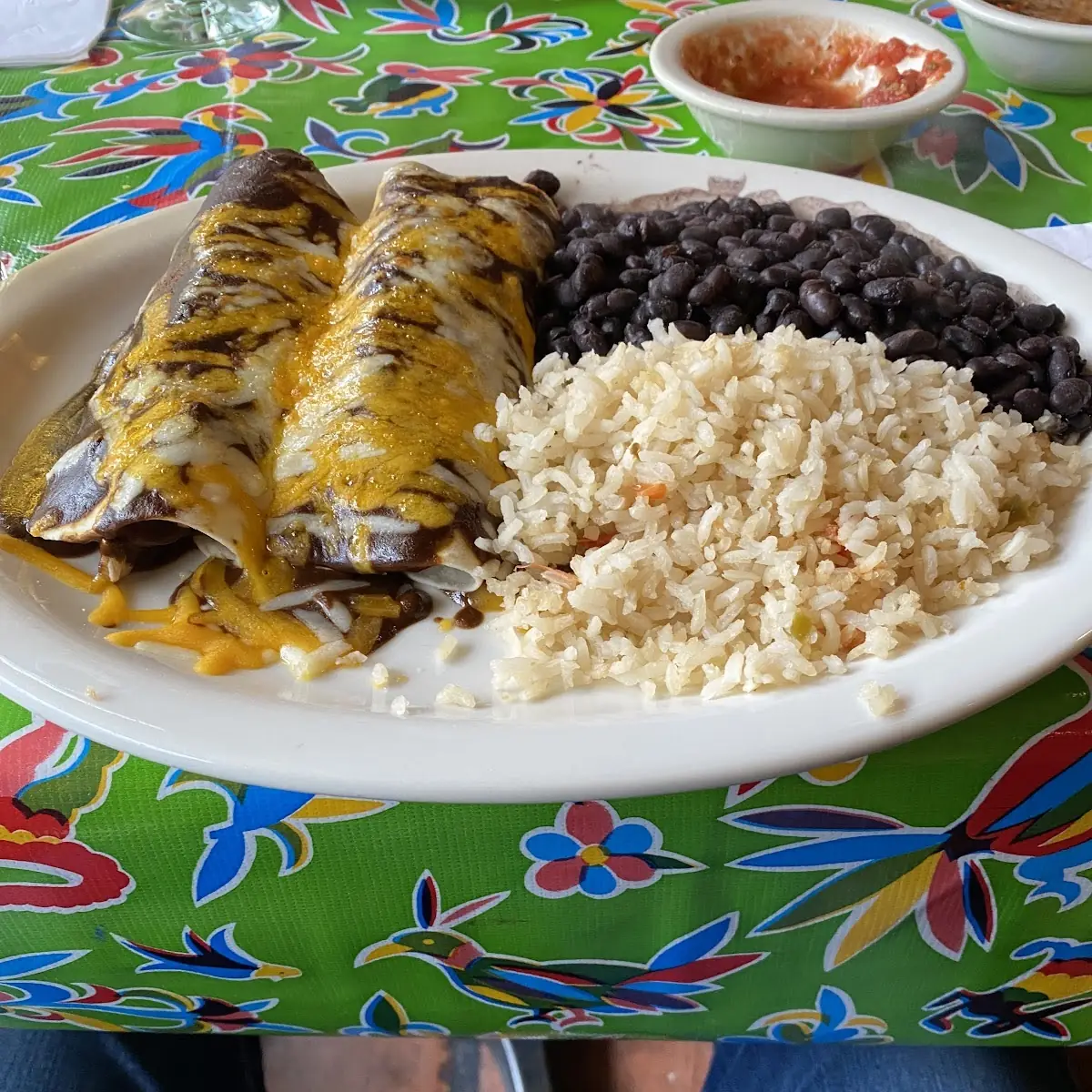 Mole Enchiladas