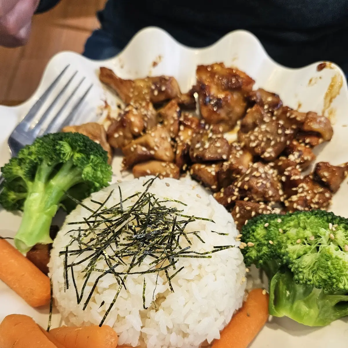 Chicken Teriyaki with Steamed Rice