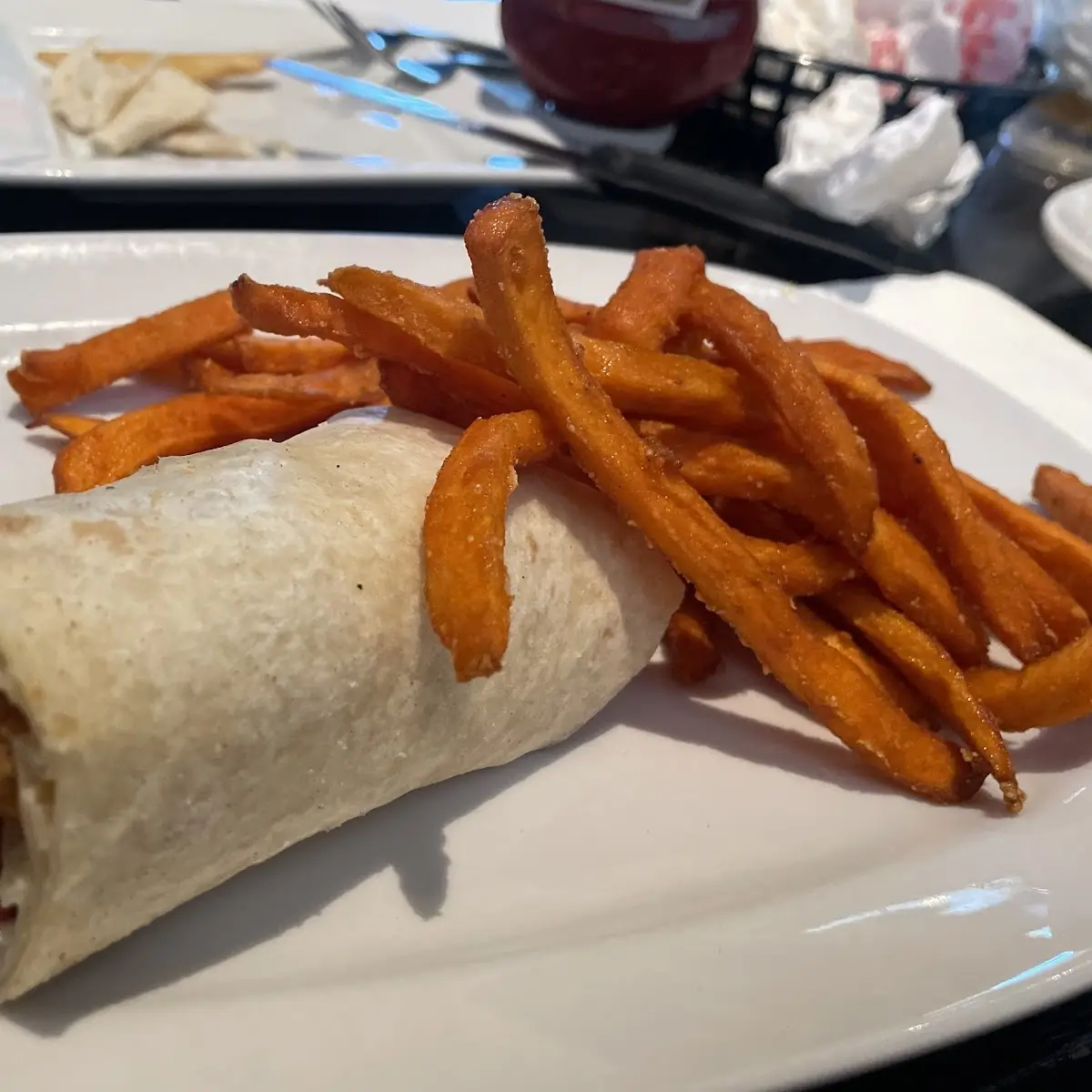Whiskey River BBQ Chicken Wrap