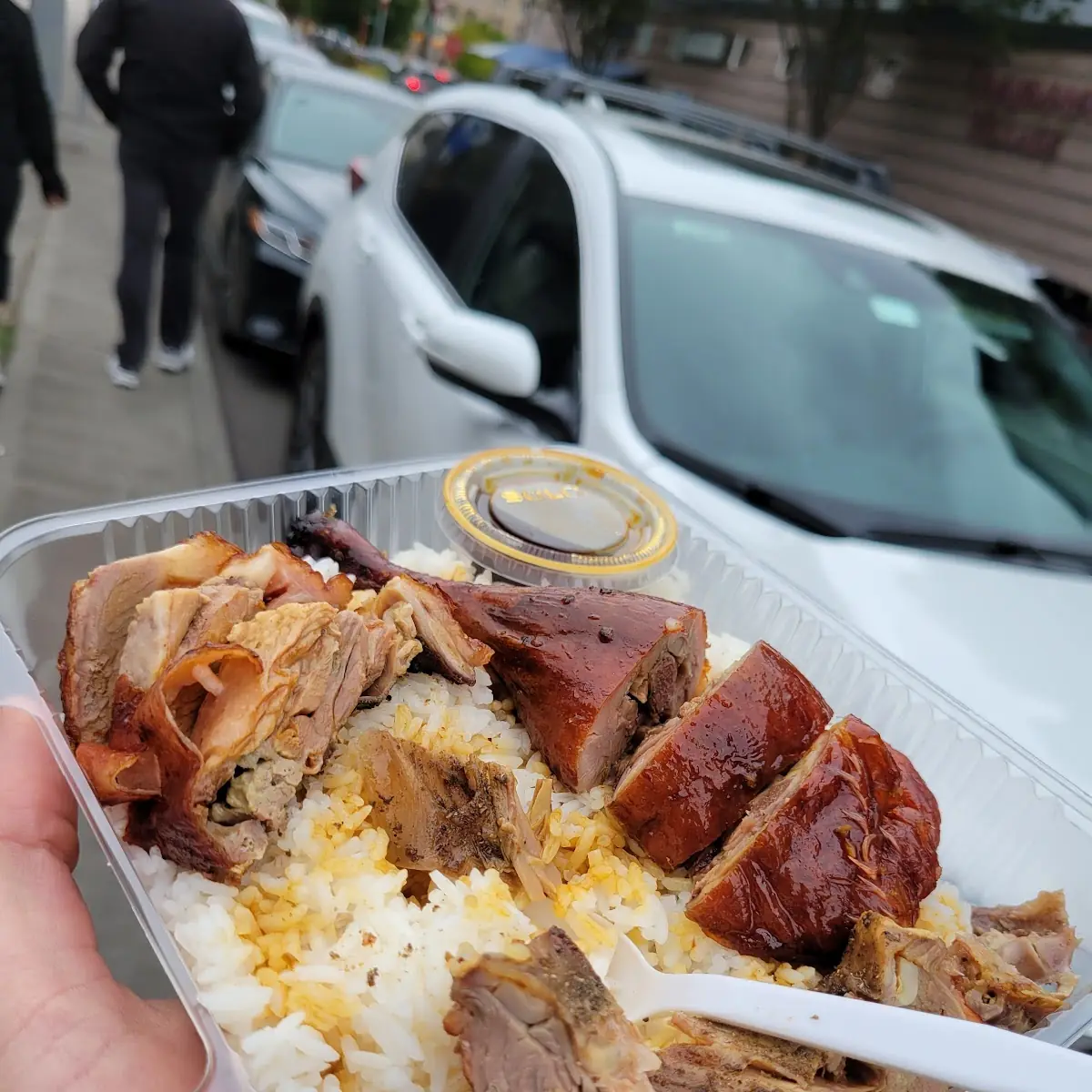 单拼烧腊饭盒/ Single Choice BBQ Lunch Box