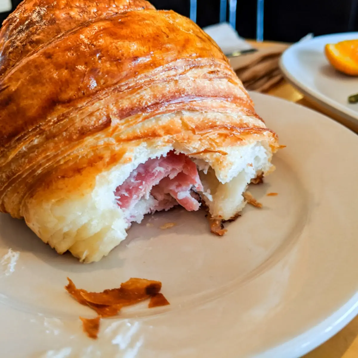Ham and Swiss Croissant