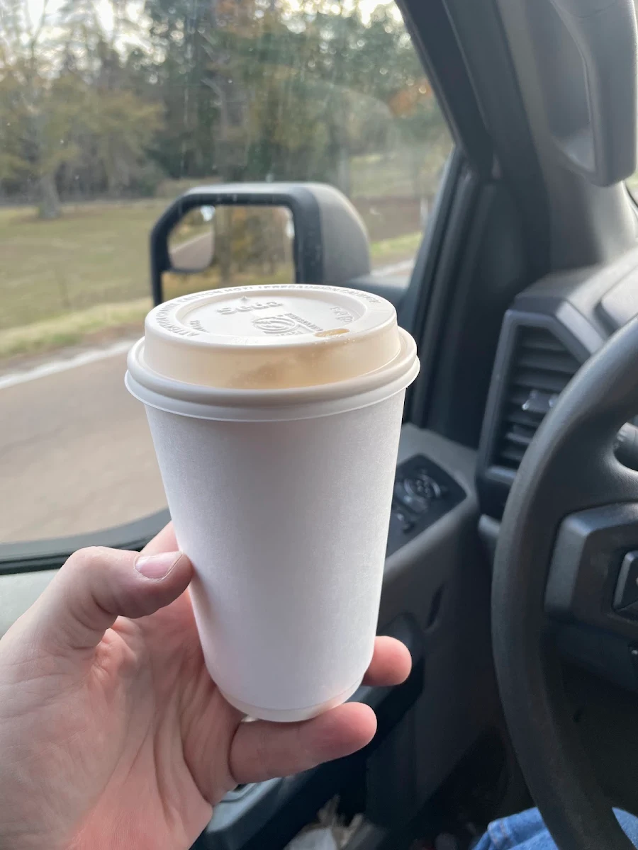 Large Breve’ Espresso Half-And-Half with Teaspoon of Honey