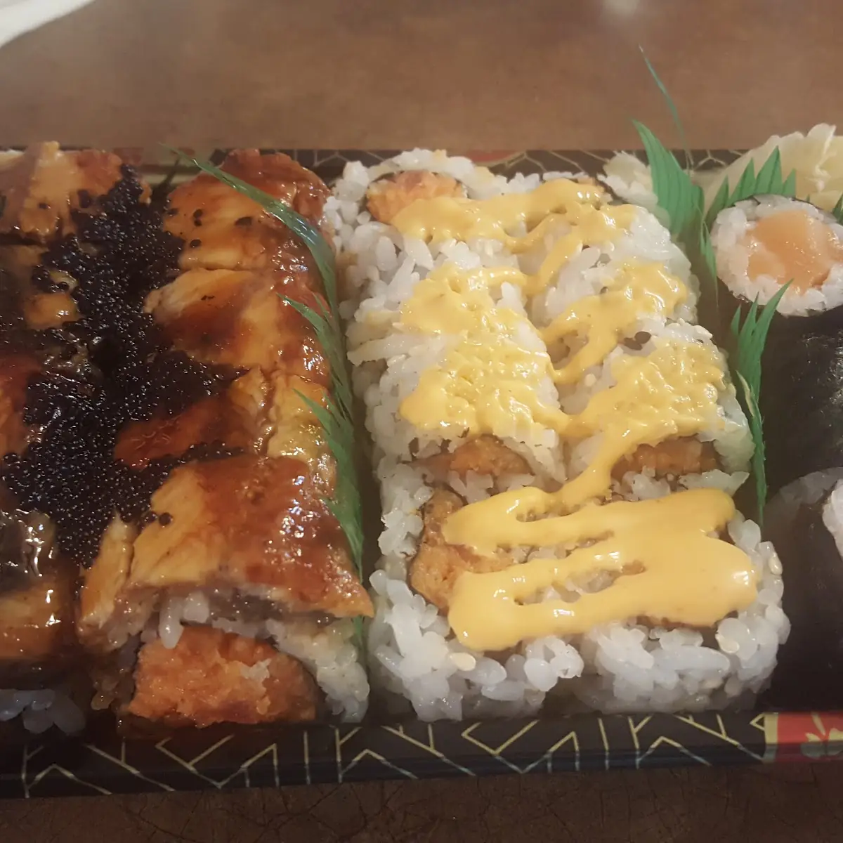 Spicy Tuna Roll and Salmon Roll
