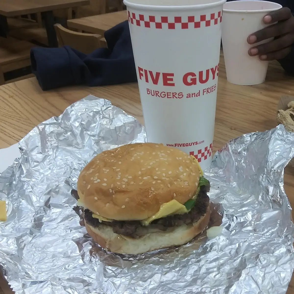 Mushroom Swiss Burger And