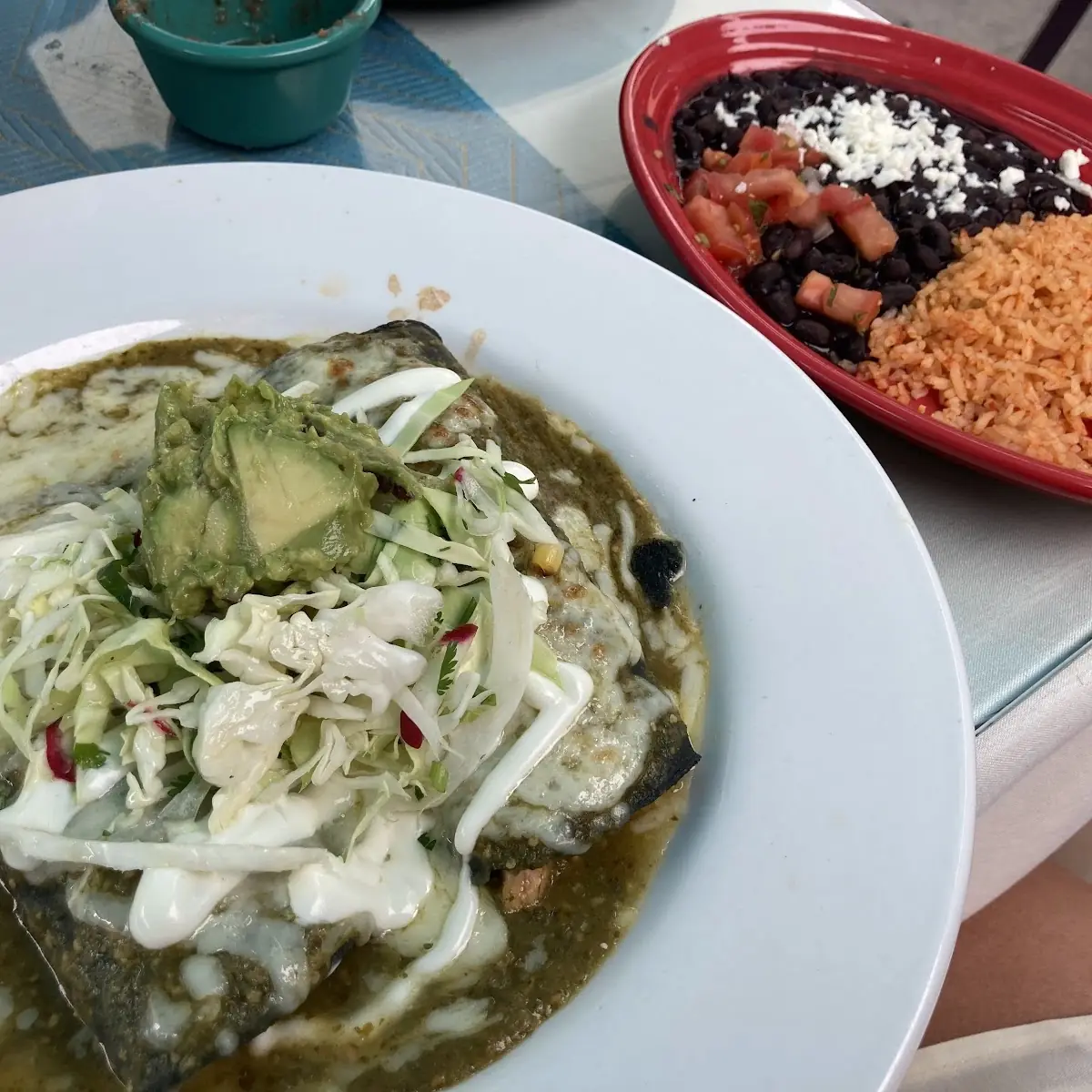 Chile Relleno and Rolled Beef Taco