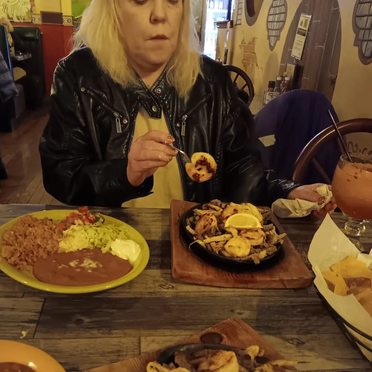 Chicken Steak and Shrimp Fajitas