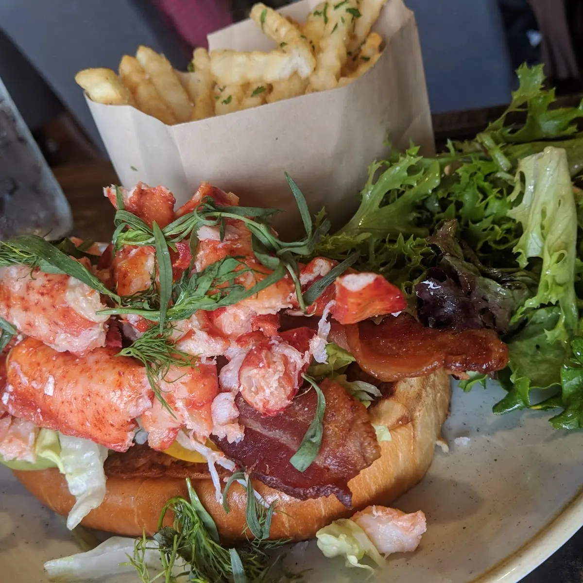 Bacon Lobster Roll