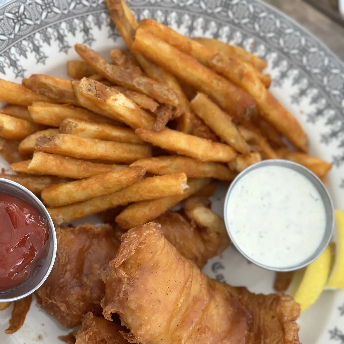 Blue Pig Tavern Fish and Chips