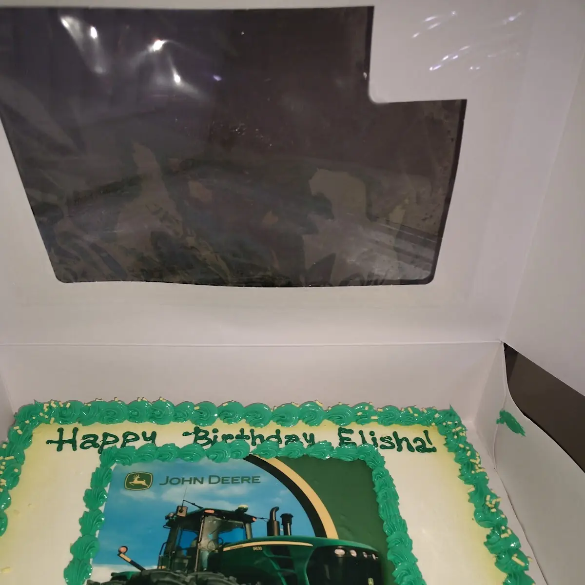 John Deere Tractor Birthday Cake