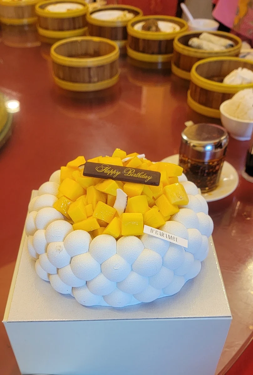 Mango Passion Fruit Cake