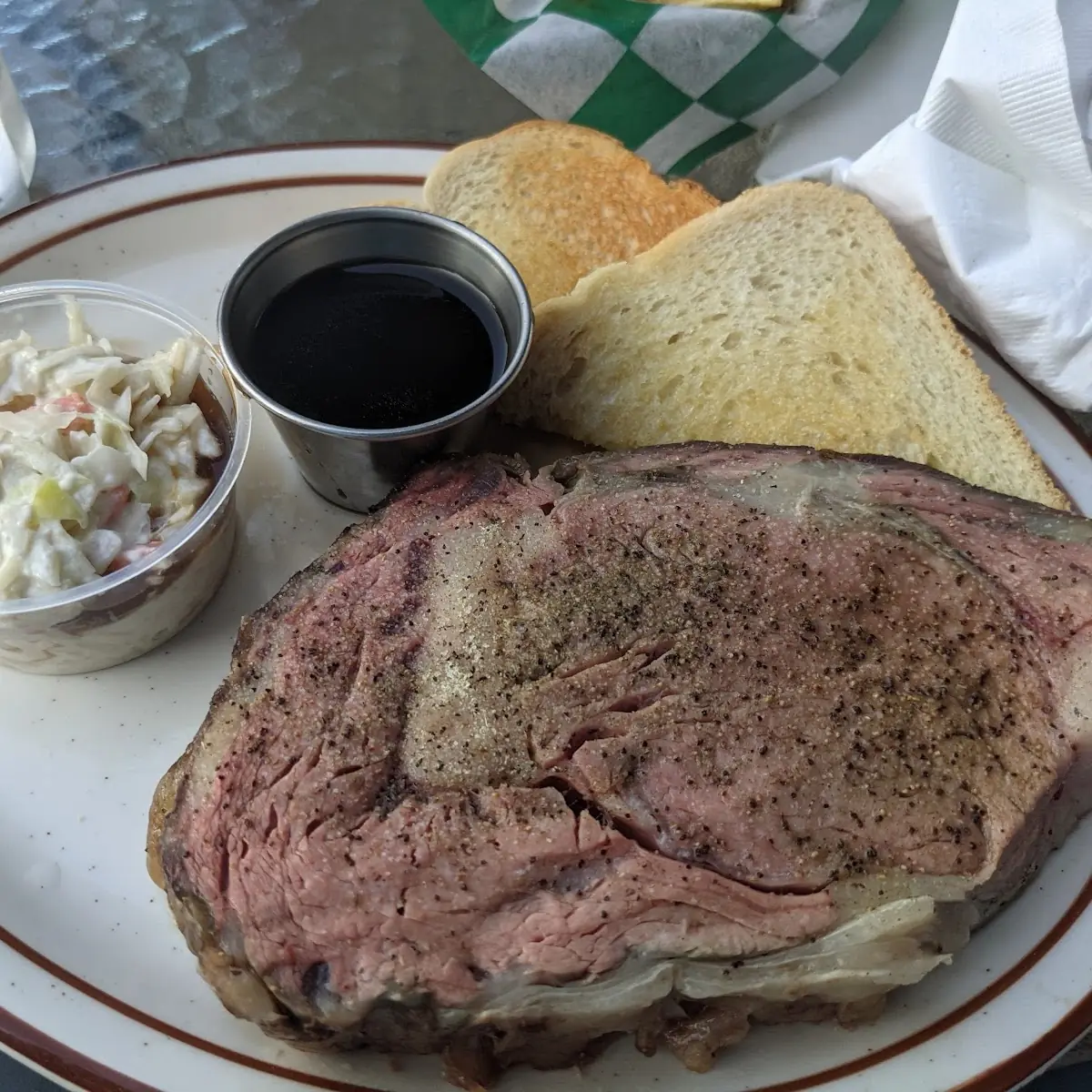 Prime Rib with Coleslaw