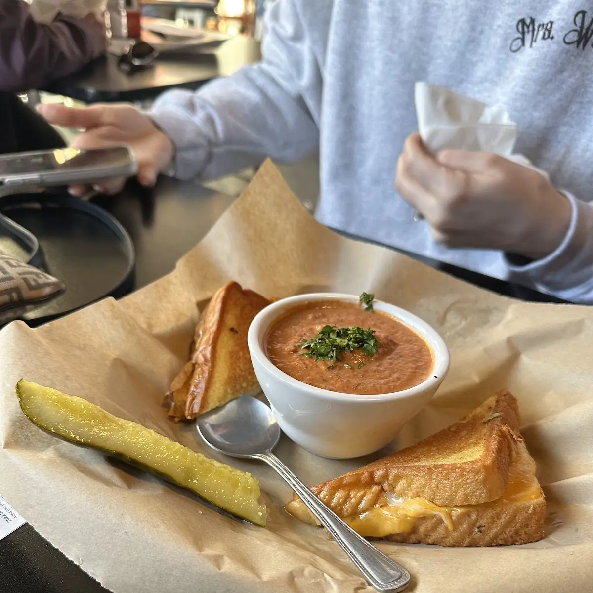 Grilled Cheese & Tomato Soup