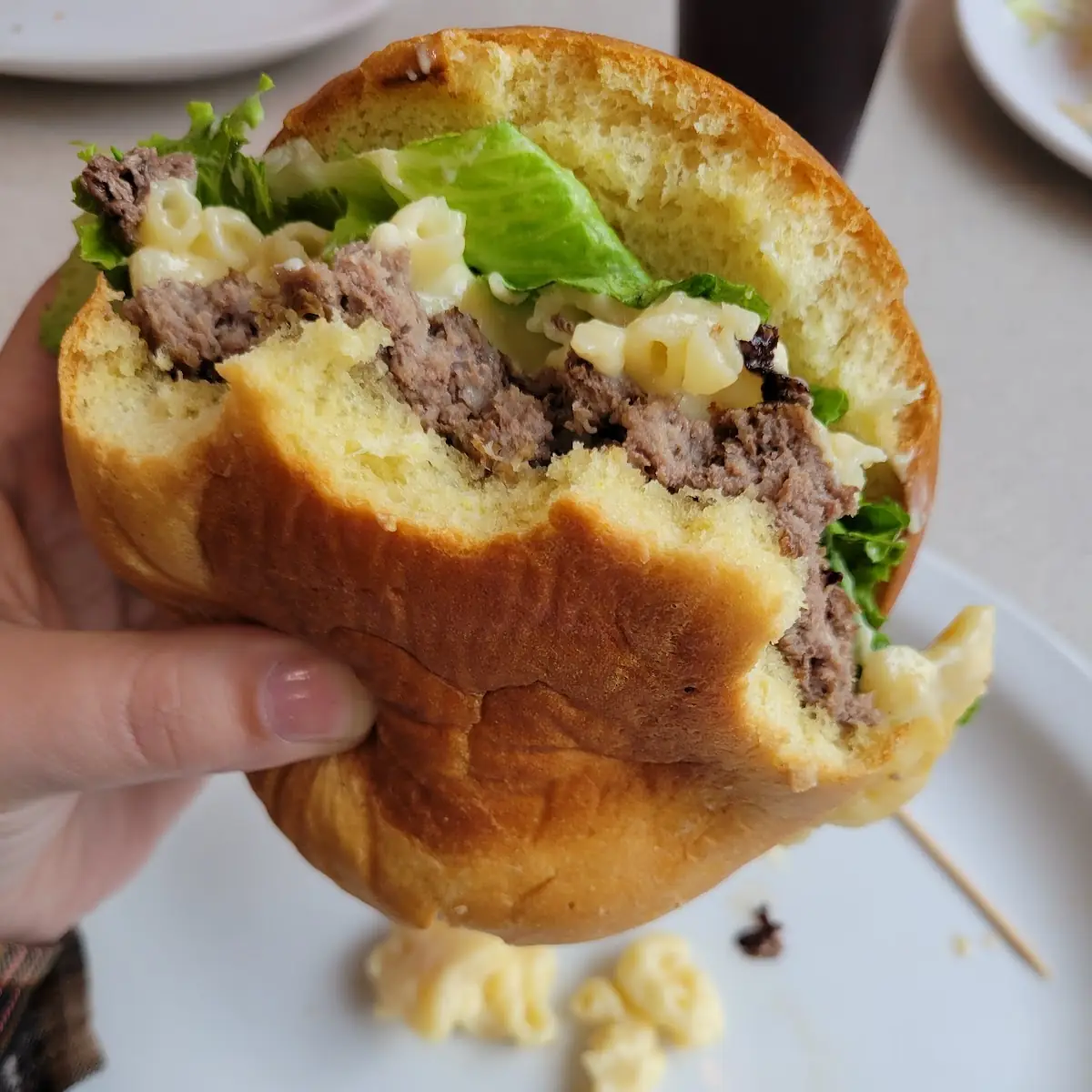 Mac N Cheese Burger